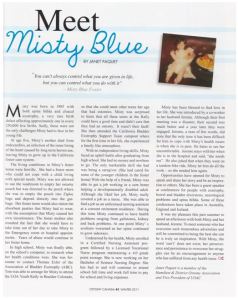 Meet Misty Blue Foster - Ostomy Canada