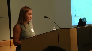 Rachel speaking at the 2015 International Bladder Exstrophy Conference in Seattle, WA 