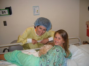 Rebecca Hunter, Kylee's Mother with Kylee Hunter